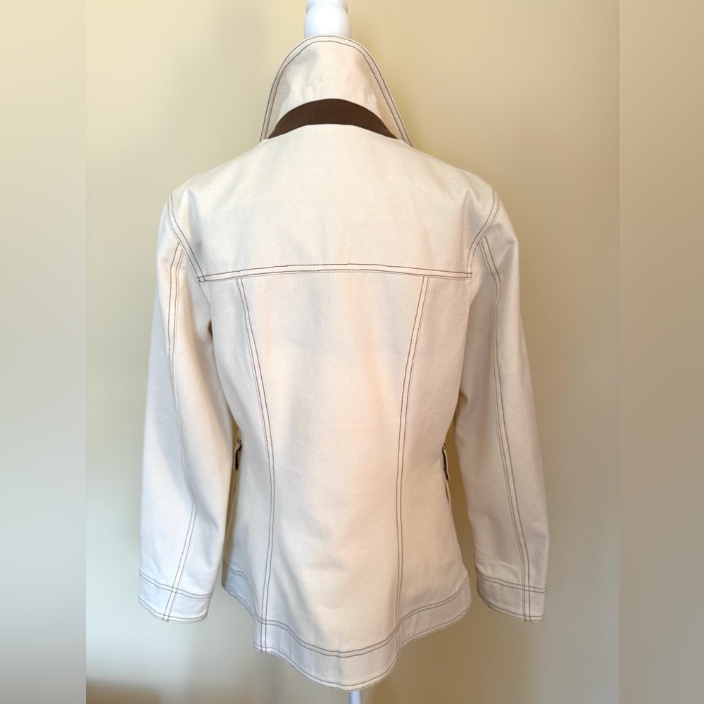 Pendleton Ramble Creek Canvas Barn Jacket Coat, Bone, Size XS - Picture 9 of 10
